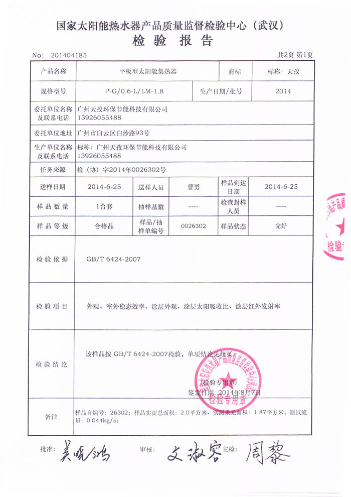 ��ͨ����ƽ��̫�(y��ng)�ܟ�ˮ��ͨ�^(gu��)��(gu��)��̫�(y��ng)�ܟ�ˮ���a(ch��n)Ʒ�|(zh��)���O(ji��n)���z�(y��n)���ęz�y(c��)�ϸ��C��(sh��)